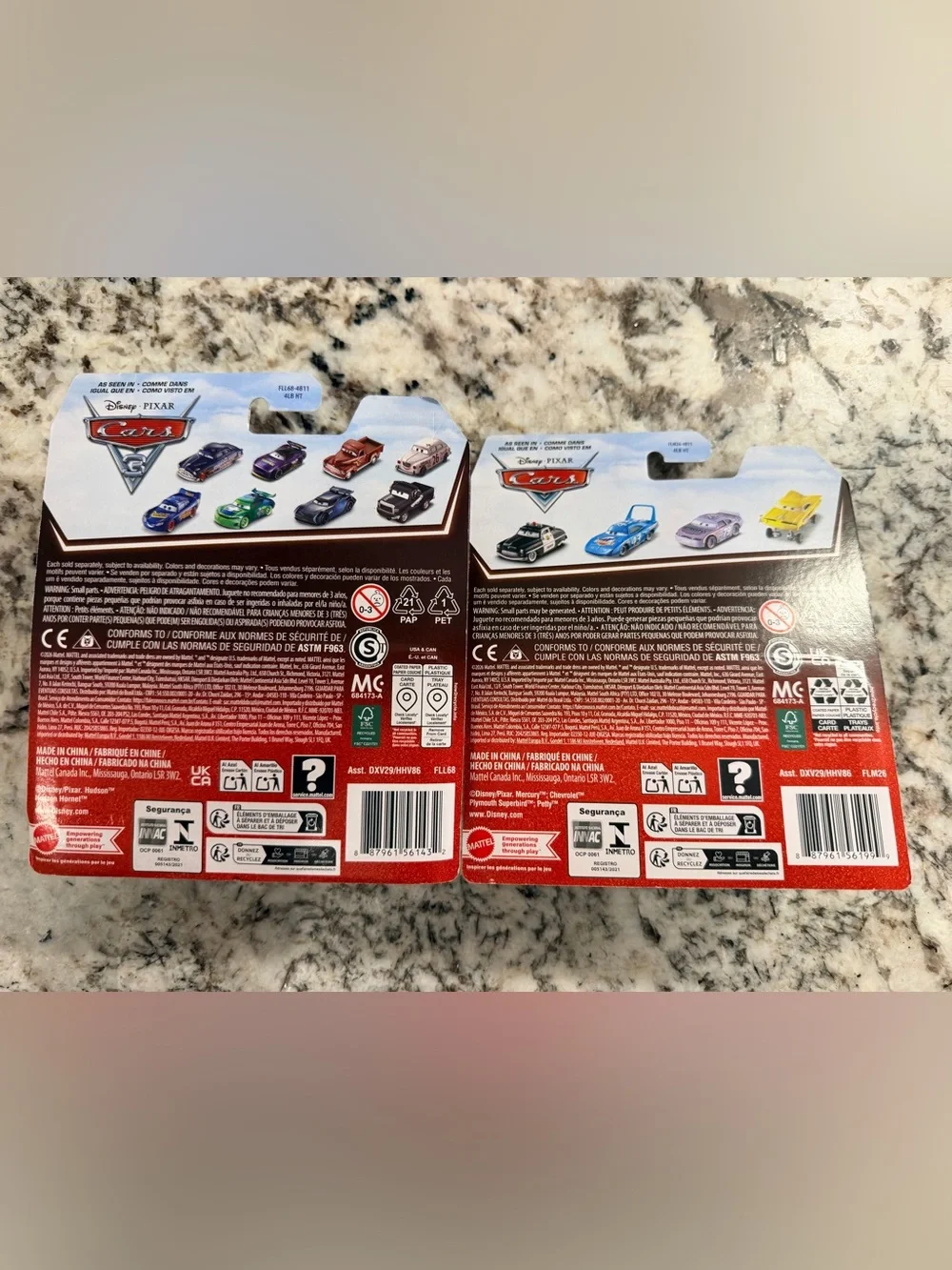Disney Cars 20th Anniversary Lightning McQueen & Mater Diecast Cars